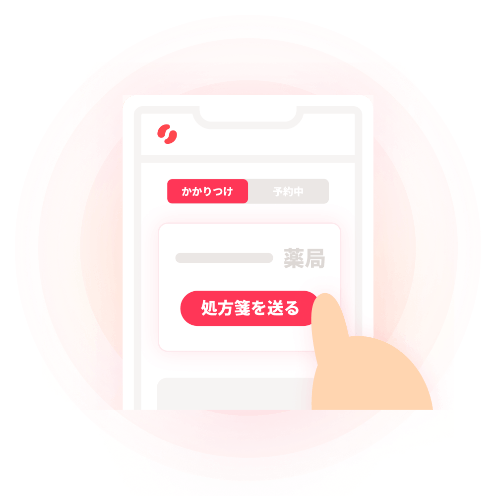 処方箋もスムーズに送信するイメージ